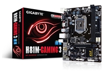 MAINBOARD GIGABYTE GA H81M-Gaming 3
